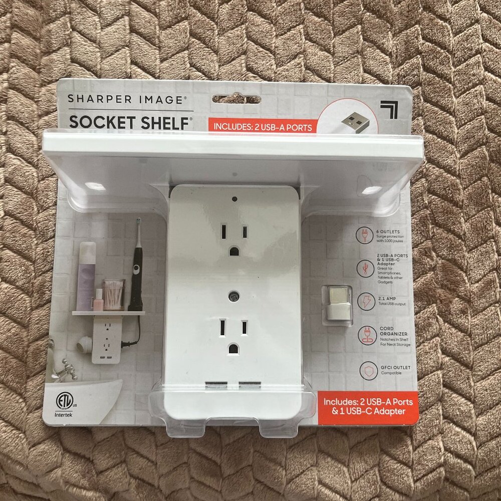 Sharper Image Socket Shelf